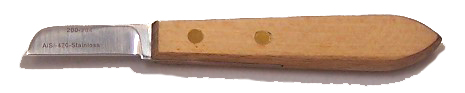 200-204 - #7 plaster knife Oak Wood $5.00