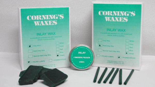 Corning Inlay Wax Green